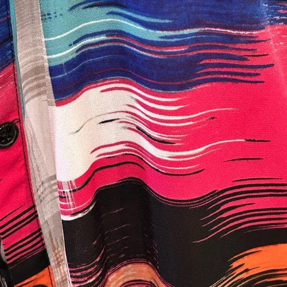 Spense | NWT Size Large Abstract Print Cover-Up - Picture 3 of 8